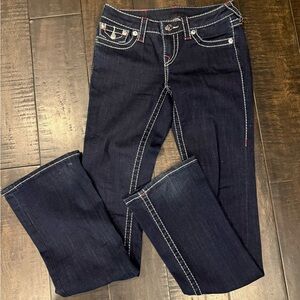 True Religion Dark Blue Boot Cut Jeans size 26